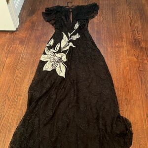 Shachin & Babi Noir evening maxi dress